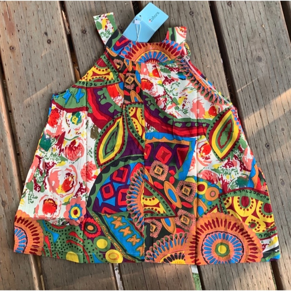 PAISLEY PRINTED SUNDRESS SIZE 2T - Picture 3 of 8